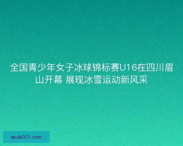 全国青少年女子冰球锦标赛U16在四川眉山开幕 展现冰雪运动新风采